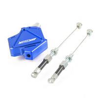 Motorcycle CNC Aluminum Stunt Clutch Lever Easy Pull Cable System For Yamaha WR250R WR250 R WR 250R 2007-2017 2016 2015 Blue-WR250R