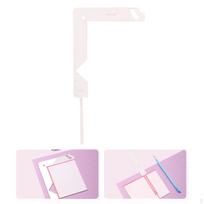 Book Cover Guide 5 in 1 Arts Crafts Album Bookbinding Tool white