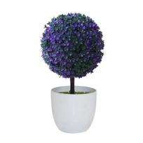 Artificial Bonsai Decorative Home Decoration Plastic Simulation Plants Flowers for Office violetinė