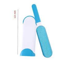 Household clothes sticky brush pet dog hair cat hair remover bed sofa hair remover mėlyna