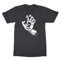 Hand Scream Skateboarding T-Shirt S gray