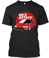 Civic Ef 90S Attack Standard Unisex marškinėliai S