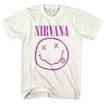 Nirvana Violetinė Šypsena Neutralus Unisex Marškinėliai S pink
