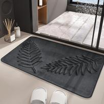 Vonios kambario grindų kilimėlis iš atminties putų, vonios kambario sugeriantis neslystantis kilimėlis, svetainės miegamojo virtuvės įėjimo kilimas 40x50  U pad gray