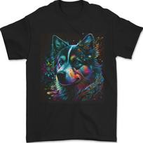 Husky Dog Unisex marškinėliai XXXXL black