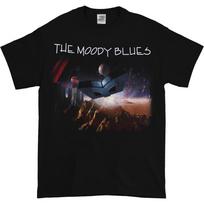 1996 m. Moody Blues Spring Tour juodi dvipusiai unisex marškinėliai S
