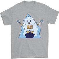 Free Hugs Iceberg and Ship Environt Unisex T-shirt S