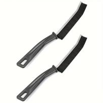 2pcs Crevice Brush, Tile Dead Corner Cleaning Multi-function Brush, Window Crevice Groove Dust Brush Multi-Surface All-Around Household Cleaning Tool 2pcs juoda
