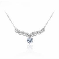 S925 Sidabrinis Ragas Elnio rago pakabukas 0,5CT Moissanite Kalėdų švenčių firminiai papuošalai moterims balta