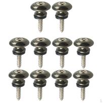 Guitar End Pins Pegs Strap Buttons for Acoustic Electric Bass - Black, as described gray