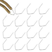 100 vnt auto plastiko remonto karštos kabės, skirtos automobilio buferio plastiko suvirinimui taisyti Type 3 gray