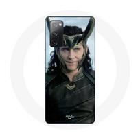 Maniacase Case for Samsung Galaxy S20 FE Loki Thor Ragnarok with Helmet Season 1 juoda