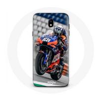 Case - Maniacase - Samsung Galaxy J7 2017 - Miguel Oliveira Moto GP 88 - Silicone - Soft juoda