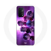 Coque Oppo A54 5G bts groupe animation kpop