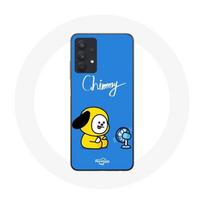Coque pour Samsung Galaxy A32 5G Bangtan BTS BT21 Chimmy Jimin Fond Bleu mėlyna