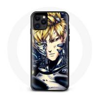 Maniacase Case for Iphone 12 Pro Genos Series One Punch Man Anime juoda
