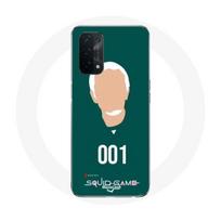 Coque pour Oppo A74 5G Squid Game Oh Il nam Numéro 001