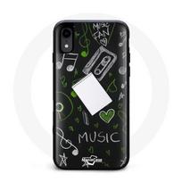 Coque Iphone XS à motif music dessin