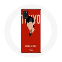 Coque Samsung Galaxy A21S La casa de papel Tokyo Fanart logo