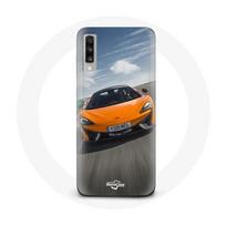 Coque pour Samsung Galaxy A70 Formule 1 McLaren Orange oranžinė