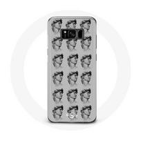 Coque pour Samsung Galaxy S8 Statue fond gris pilka