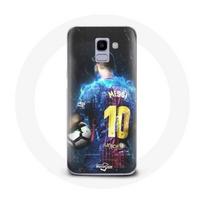 Coque pour Samsung Galaxy A6 2018 Lionel Messi Club de football de Barcelone FCB