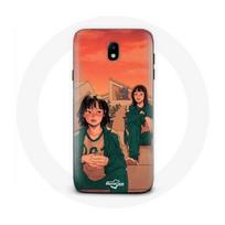 Coque pour Samsung Galaxy j7 2017 Edge Squid Game Kang Sae Byeok Numéro 067 Et Ji Yeong Numéro 240