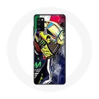 Coque pour Samsung Galaxy S20 plus Valentino Rossi Pilote de vitesse champion