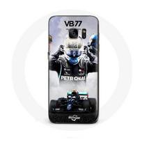 Coque pour Samsung Galaxy S6 edge Formule 1 Valtteri Bottas pilote de course F1 Noir