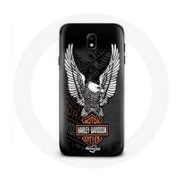 Coque pour Samsung Galaxy J7 2017 Harley Davidson aigle logo