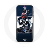 Coque pour Samsung Galaxy S6 Formule 1 Max Verstappen Pilote automobile F1 Bleu