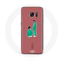 Coque pour samsung galaxy S6 Squid game Ji Yeong No 240 ET Kang Sae Byeok No 067