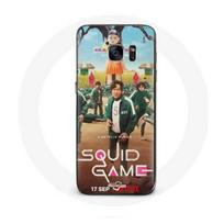 Coque pour Samsung Galaxy S6 Edge Squid Game Série joueurs soldats poupée
