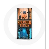 Coque pour Samsung Galaxy J7 Stranger Things Couverture des amis