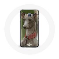 Coque pour Samsung Galaxy J7 Lévrier greyhound Gris