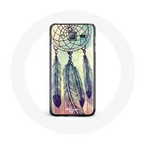 Coque pour Samsung Galaxy J7 2016 Attrape rêve coloré marron