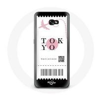 Dėklas Samsung Galaxy A8 2016 Lėktuvo bilietas Tokijas Japonija