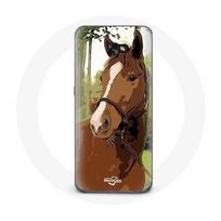 Coque pour samsung galaxy A5 2016 Quarter Horse Marron Race de cheval