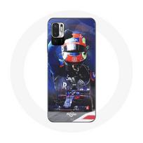 Dėklas Xiaomi Poco M3 Pro Formule 1 Pierre Gasly F1 lenktynininkas Raudonas Mėlynas