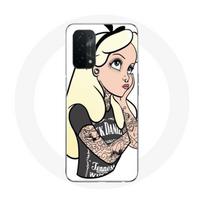 Coque pour Oppo A54 5G Alice princesse tatouée