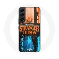 Coque pour Samsung Galaxy S21 FE Stranger Things Couverture des amis