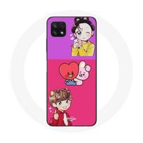 Coque pour Samsung Galaxy A22 5G BTS Bangtan BT21 Tata V Chimmy Jimin