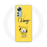 Coque pour Xiaomi Mi 12 / 12X BTS Bangtan Garçons BT21 Chimmy Jimin Fond Jaune