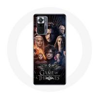 Coque pour Xiaomi Redmi Note 10 Pro Game of Thrones Saison 8 Le Trône de Fer L'affiche de L'équipage Logo Aigle Gris juoda