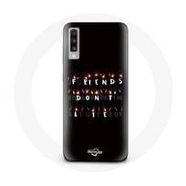 Coque pour Samsung Galaxy A70 Stranger Things Affiche Friends Don't Lie Joyeux noël