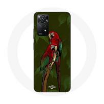 Coque Redmi Note 11 Pro 5G Ara macao perroquet rouge raudona