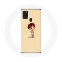 Coque pour Samsung Galaxy A21S BTS TinyTAN Animation Suga juoda