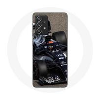 Coque pour Samsung Galaxy A52 Formule 1 Yuki Tsunoda pilote automobile de F1 Bleu