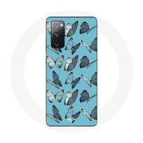 Coque - Samsung - Galaxy S20 FE - Papillons - Souple - Protection Synthétique mėlyna