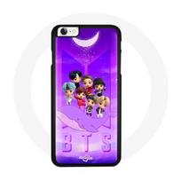 Coque pour Iphone 8 BTS TinyTAN Animation Affiche RM Jin Suga J-Hope Jimin Jungkook Et V Zero O’Clock